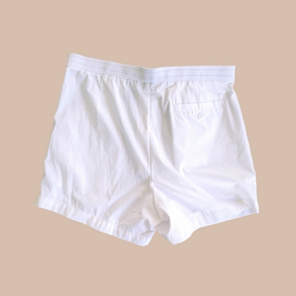 Men's FILA Stretch Button White Tennis Shorts Size 36. BRAND NEW NWT - Picture 2 of 6